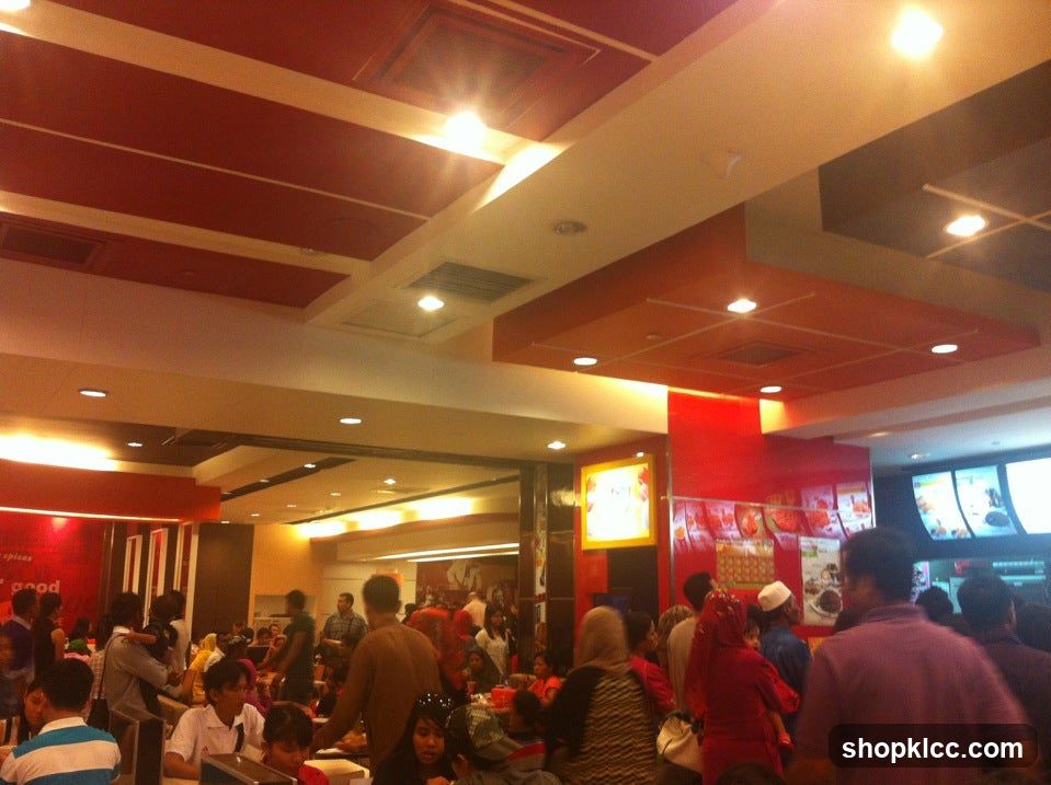 Busy Fast Food Restaurant