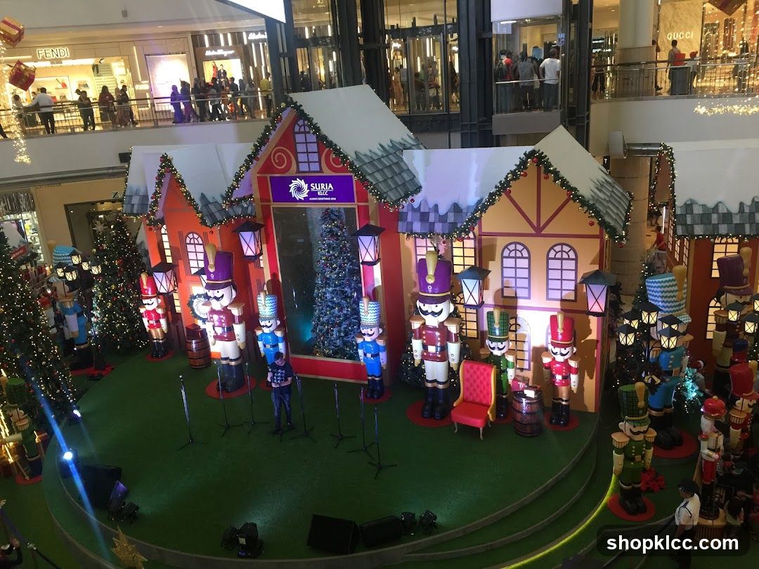 Christmas Display with Nutcrackers
