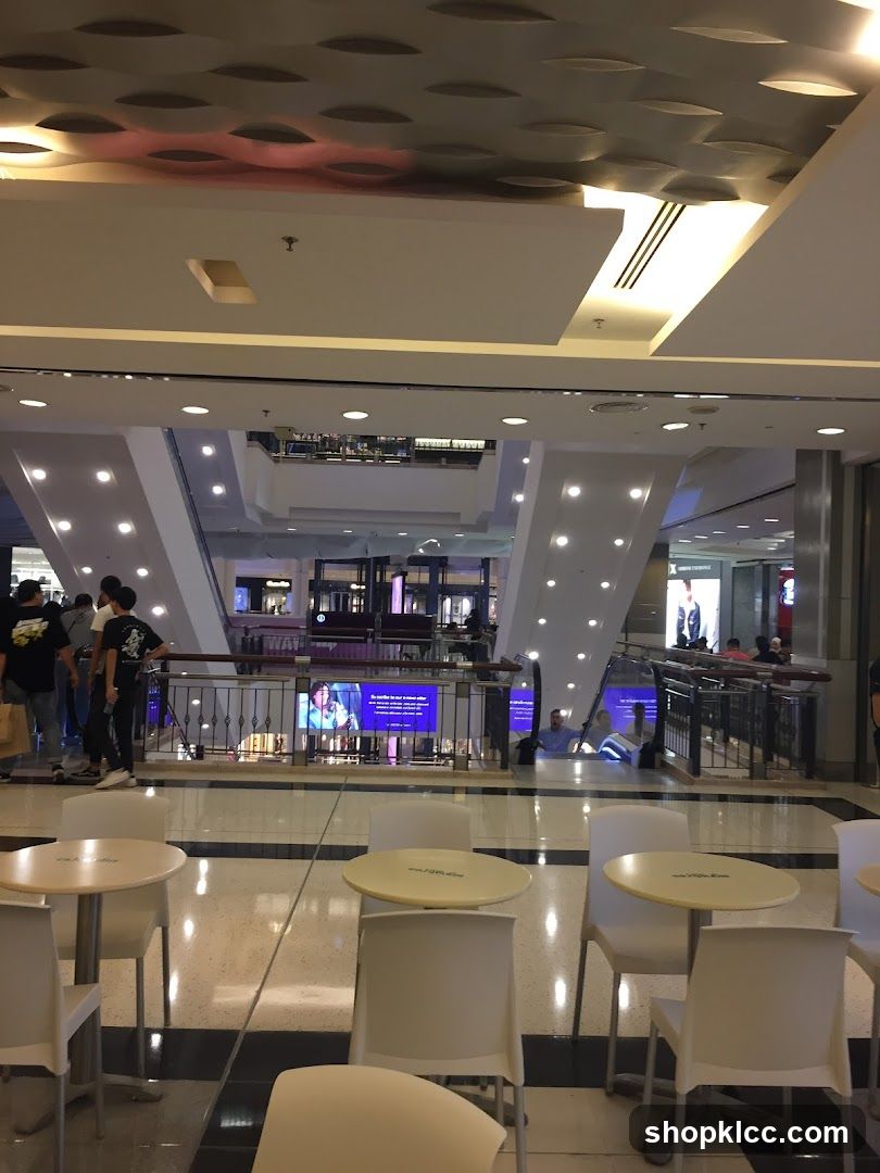 Mall Interior with Seating Area