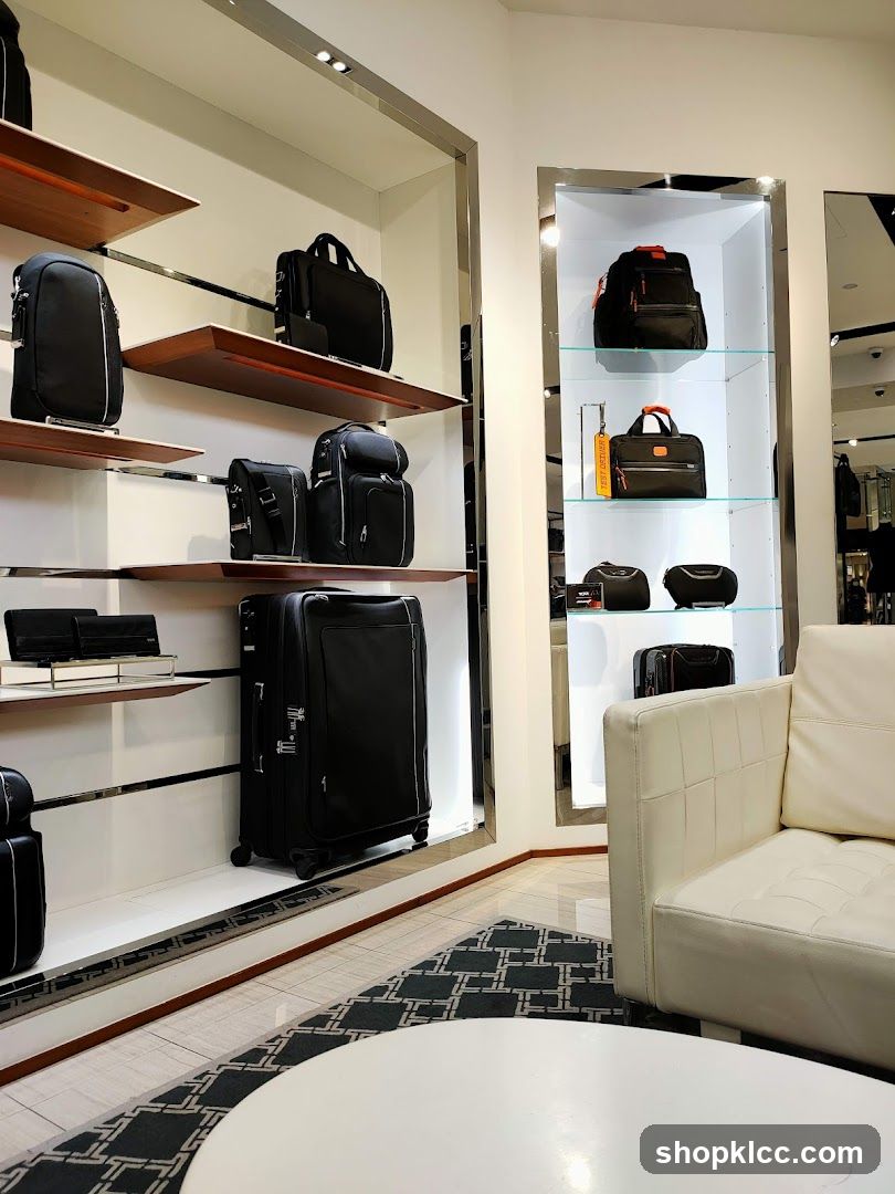 Bags and Luggage Display