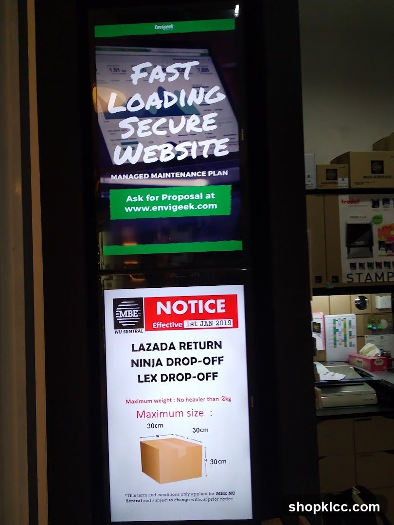 Digital Display with Advertisements