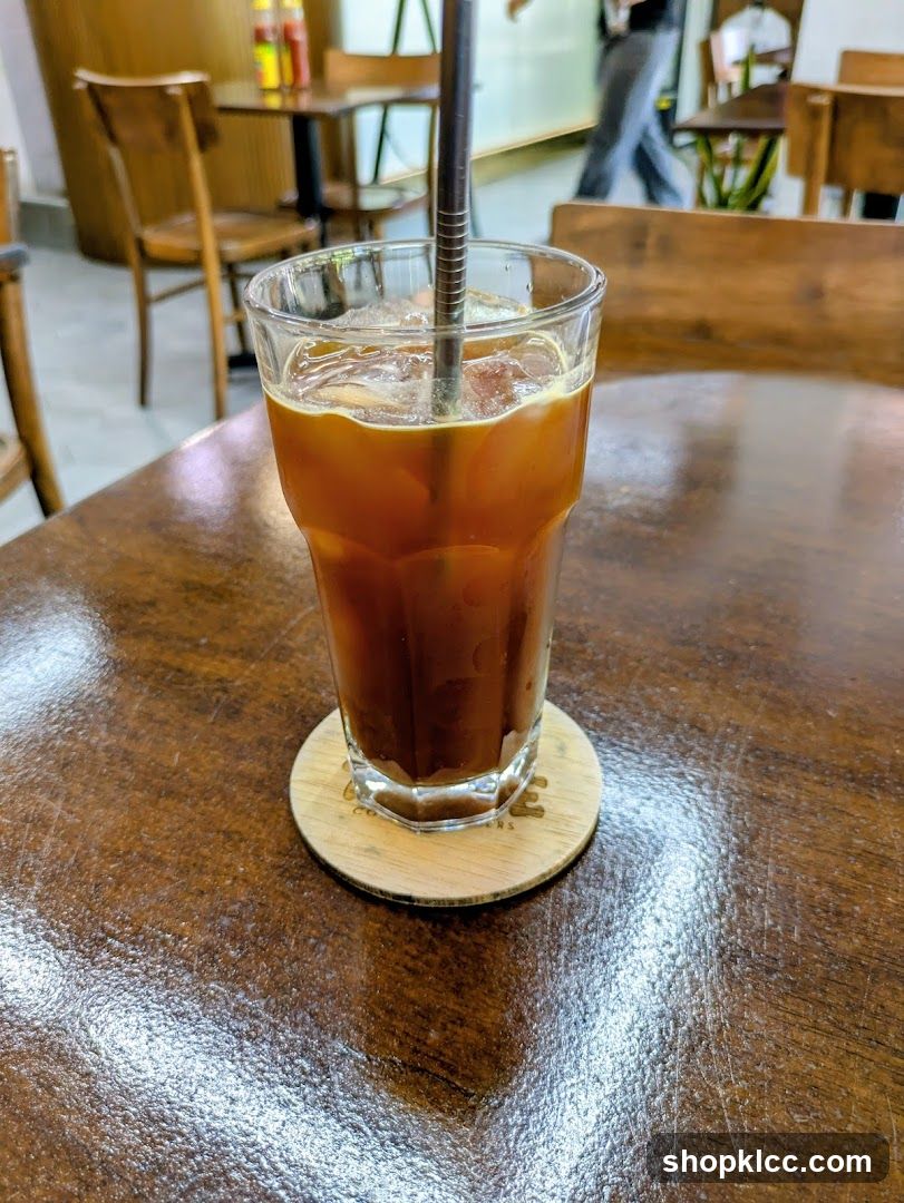 Iced Coffee on Table