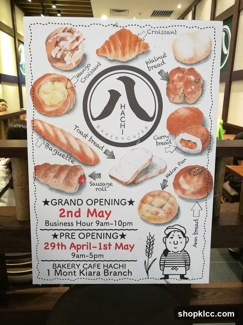 Bakery Grand Opening Announcement