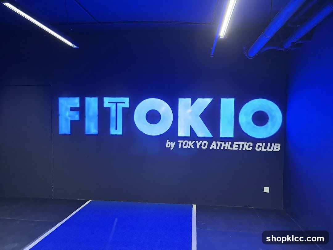 Gym Interior with Logo