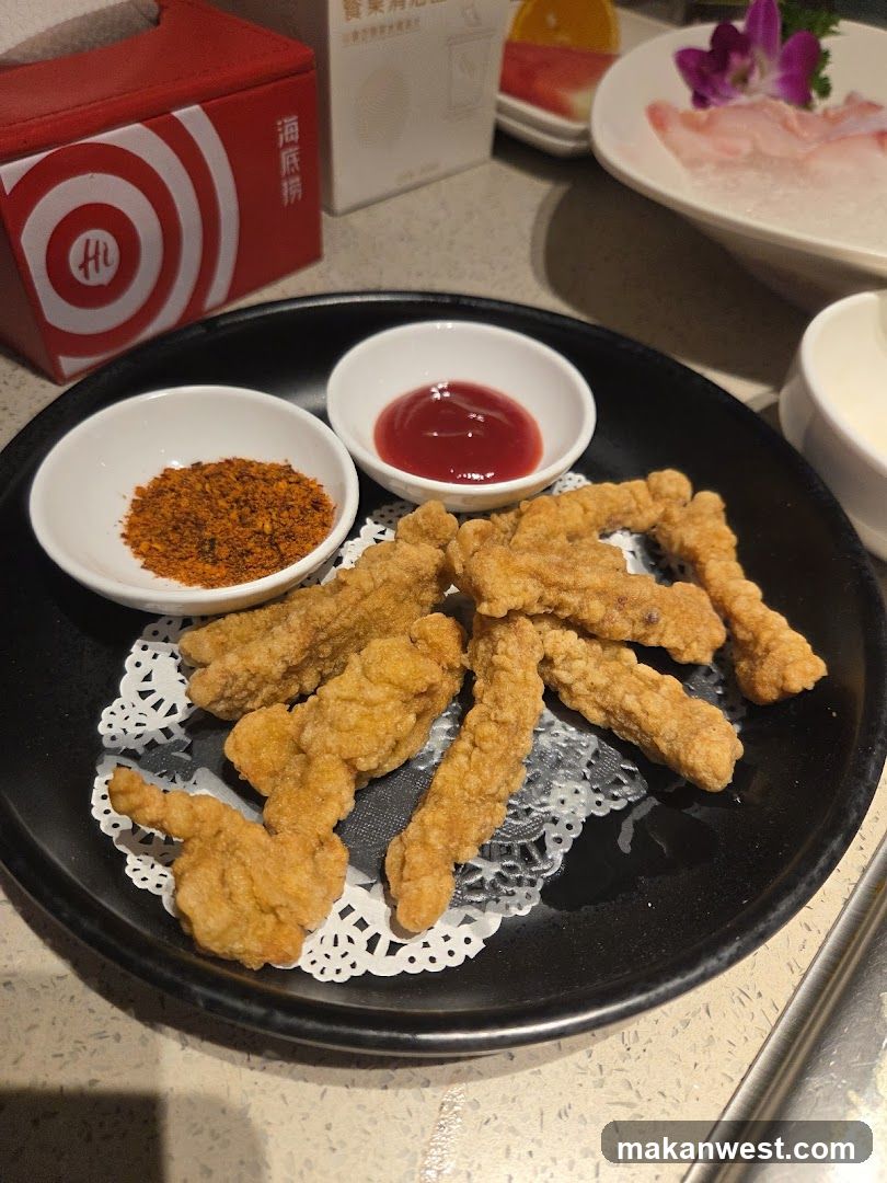 Fried Chicken Strips with Dipping Sauces
