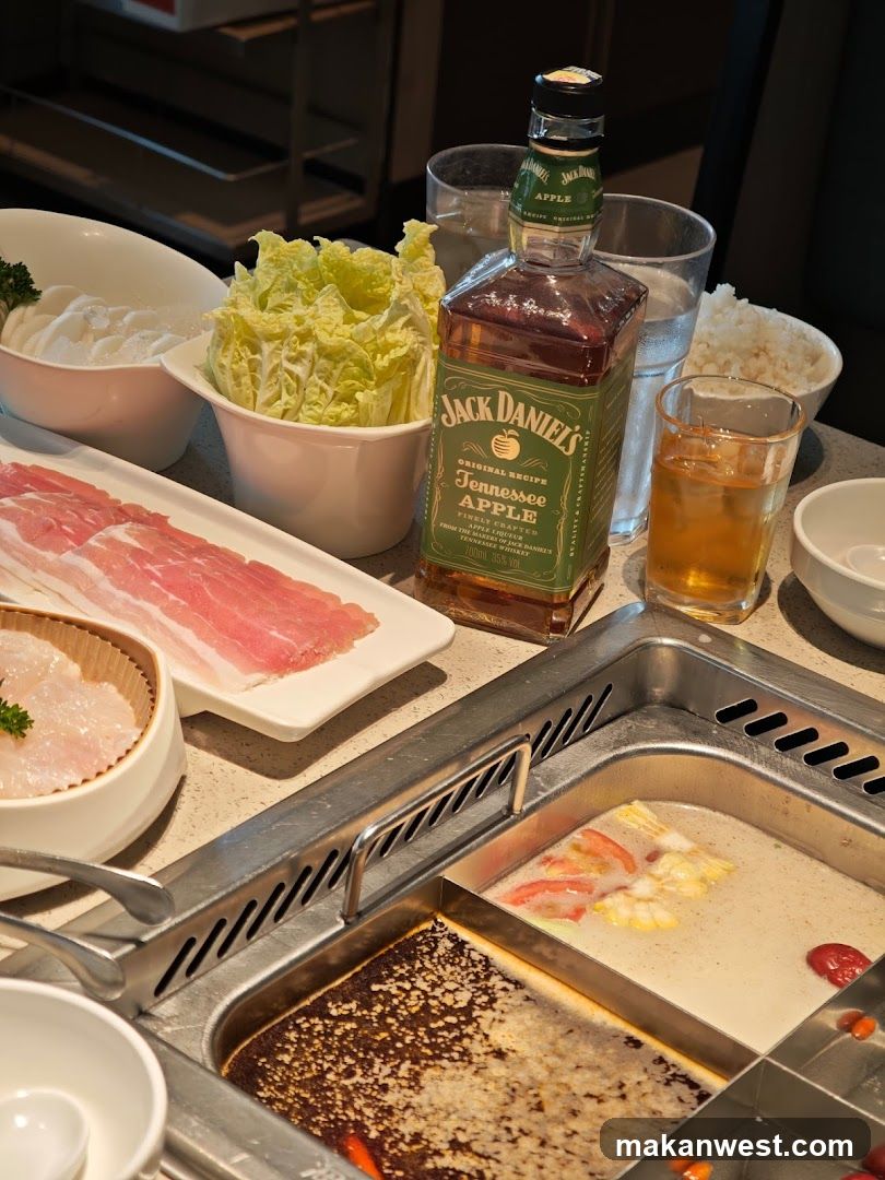 Hot Pot Ingredients and Drink