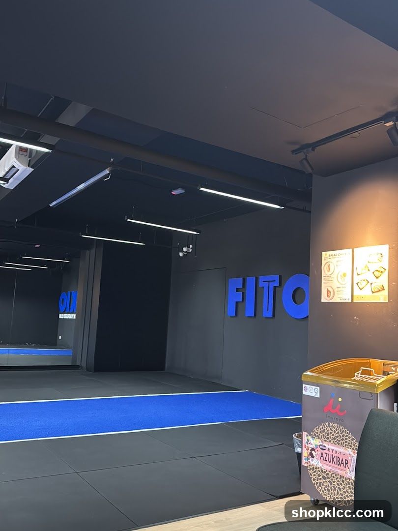 Gym Interior with Branding