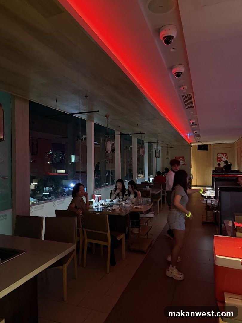 Restaurant Interior with Diners