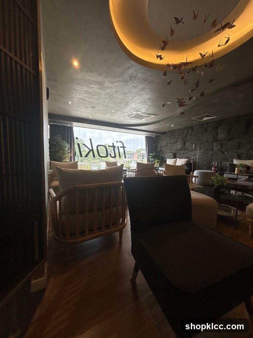 Interior of a lounge area