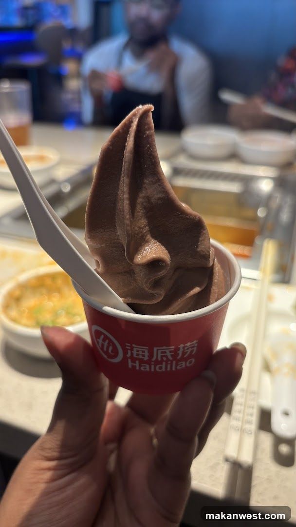 Chocolate Soft Serve Ice Cream