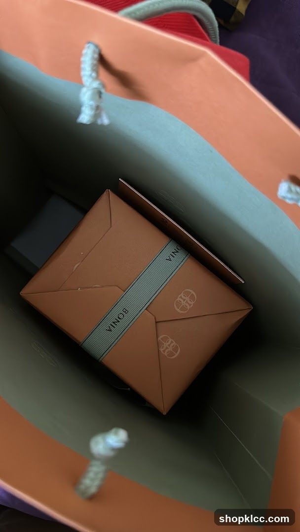Gift bag with branded box