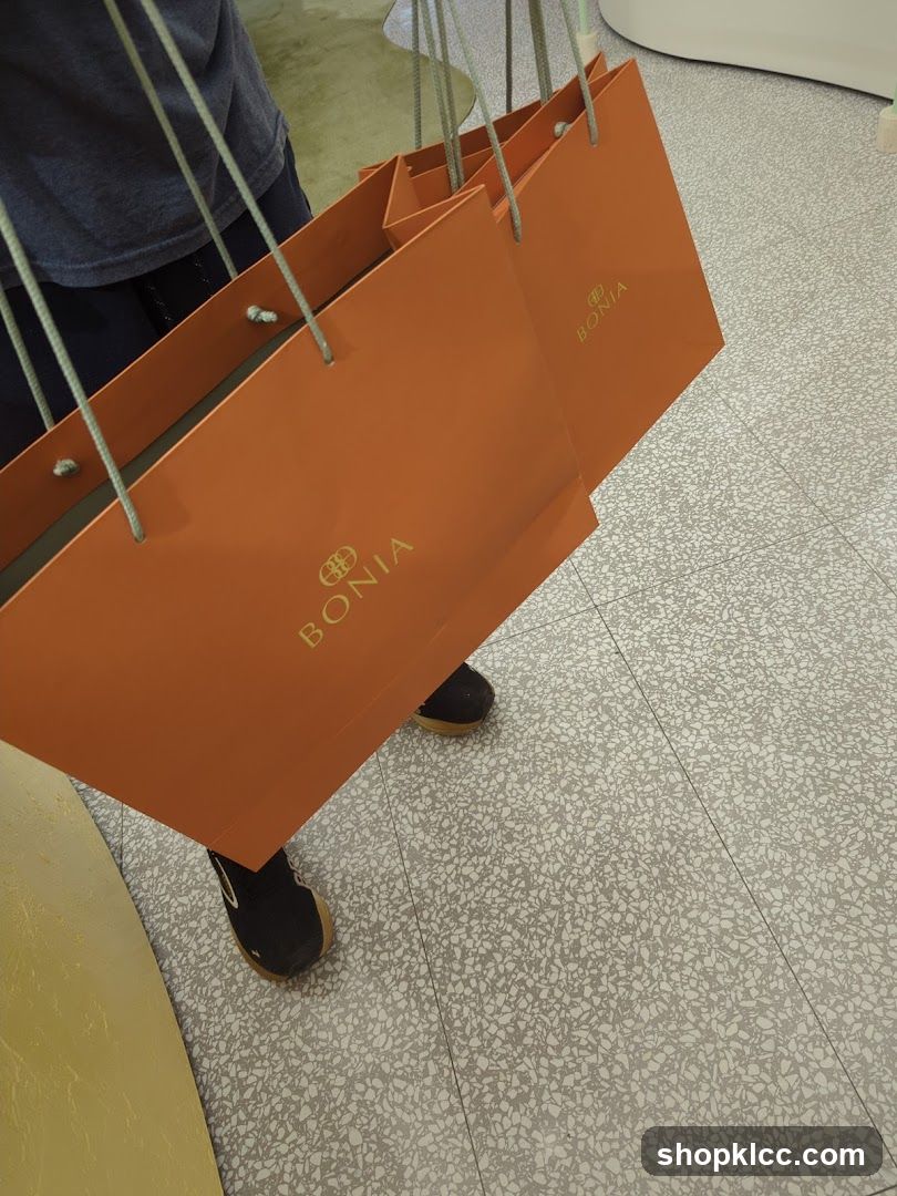 Orange Shopping Bags