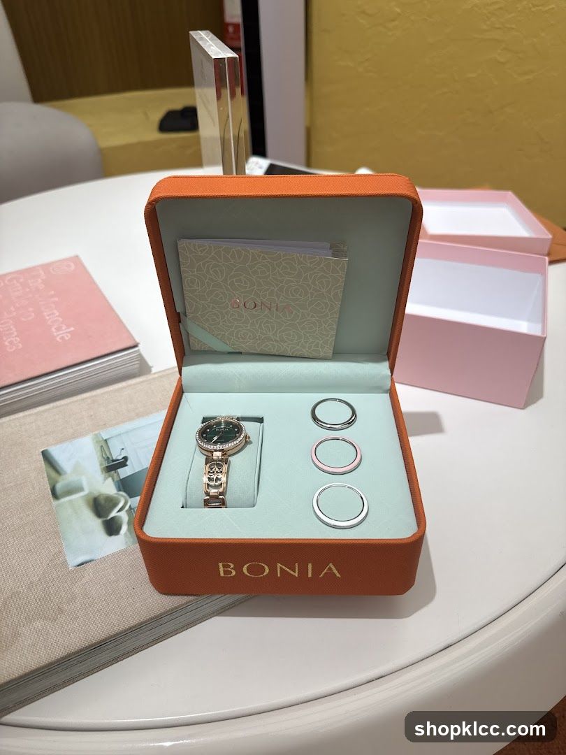 Bonia Watch and Ring Set