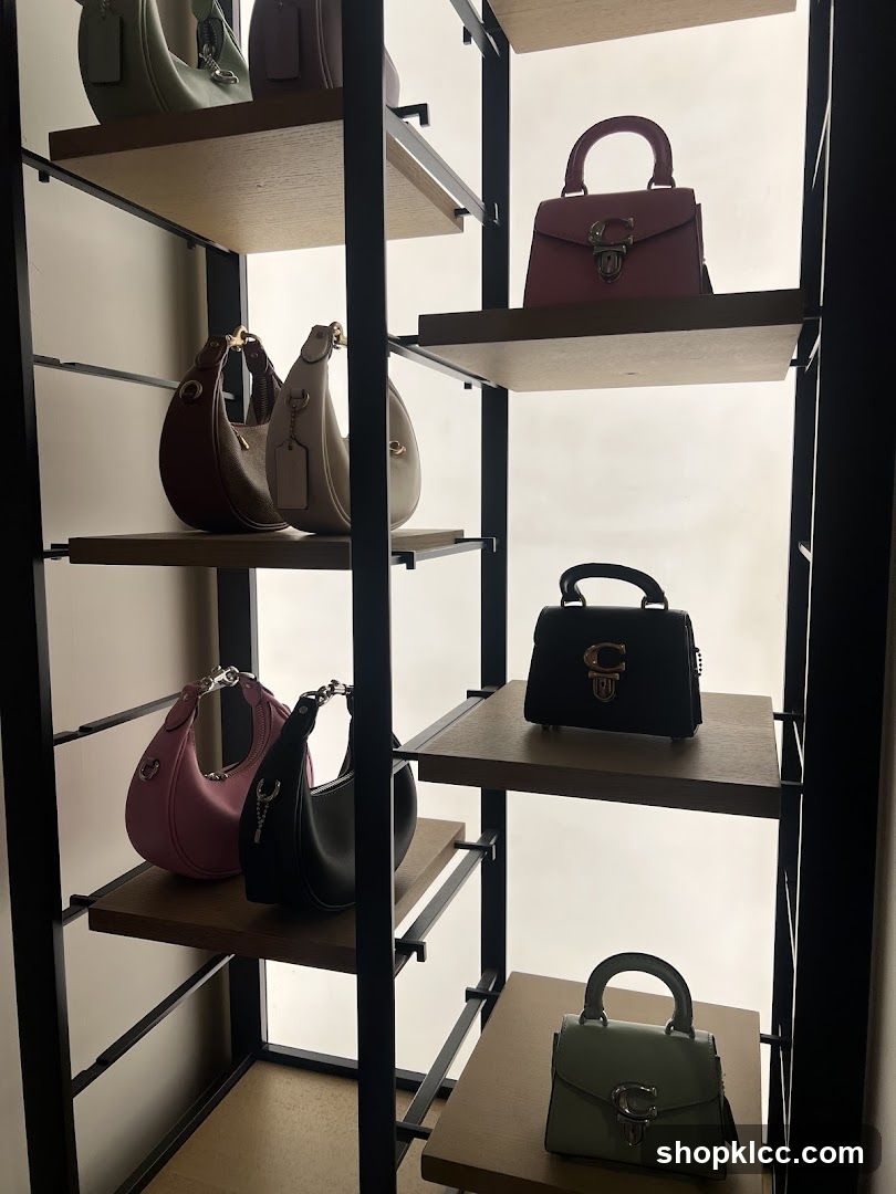 Coach Handbags on Display
