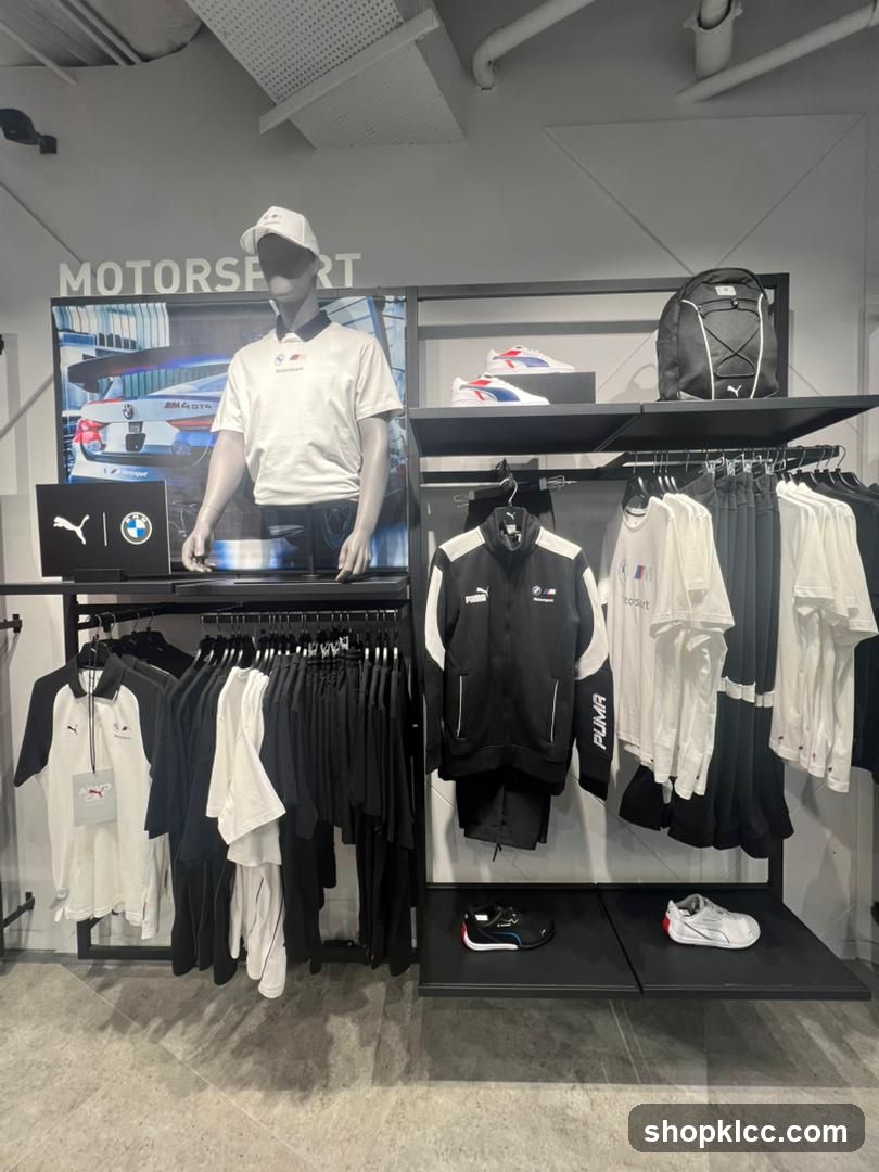 Puma Motorsport Apparel Display