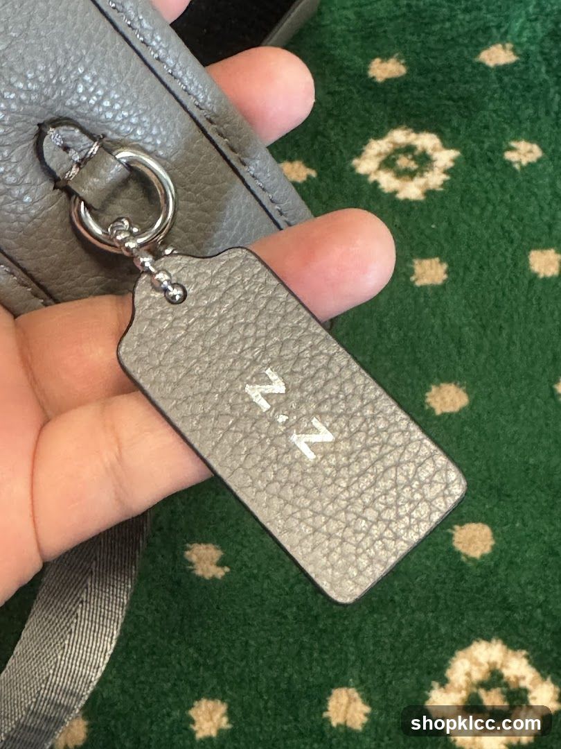 Personalized Leather Tag