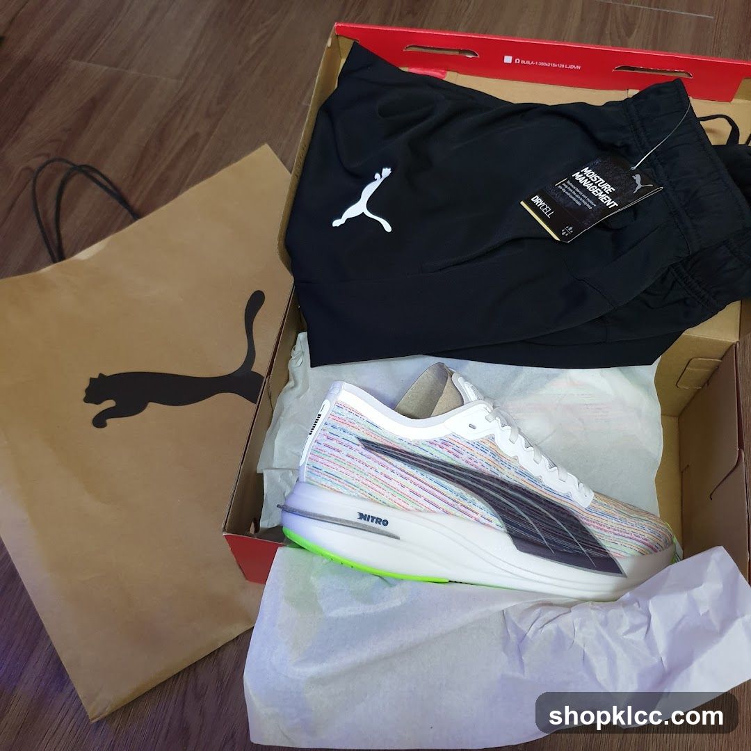 Puma athletic wear and shoe