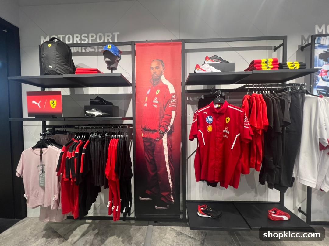 Ferrari Merchandise Display
