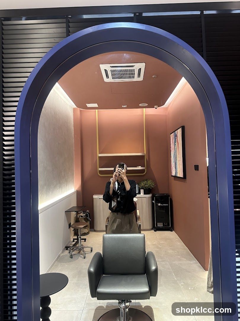 Salon Interior with Styling Chair