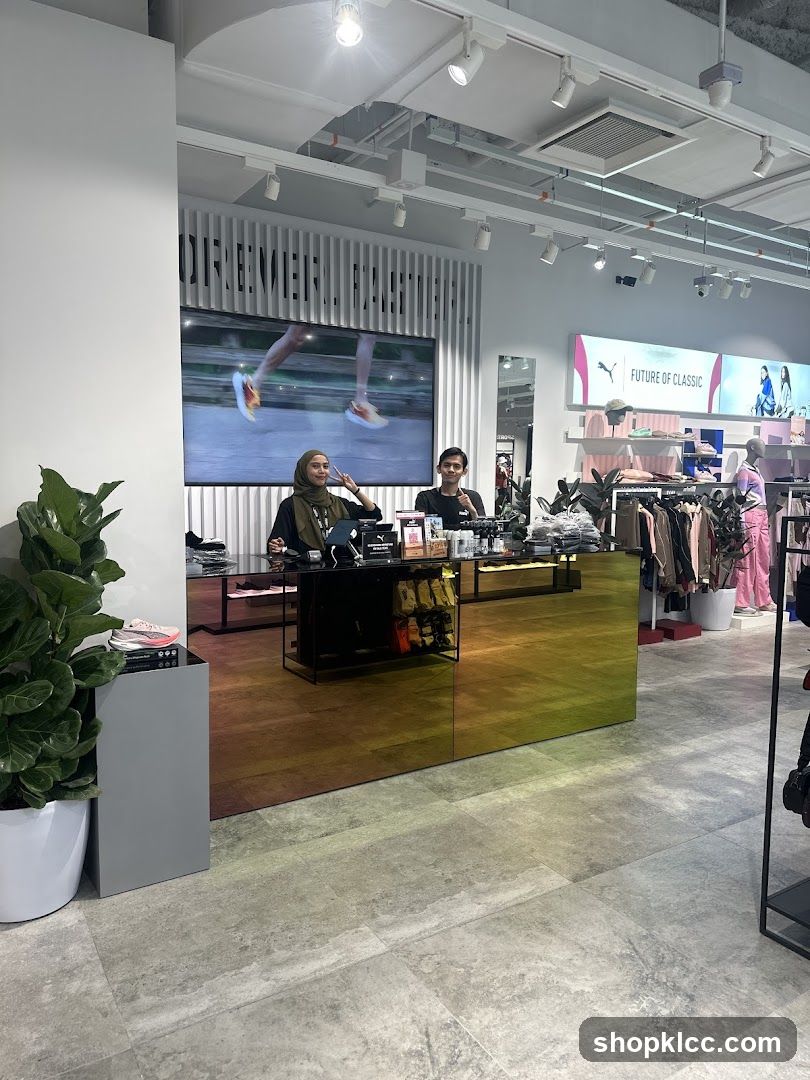 Retail Store Interior with Staff and Merchandise