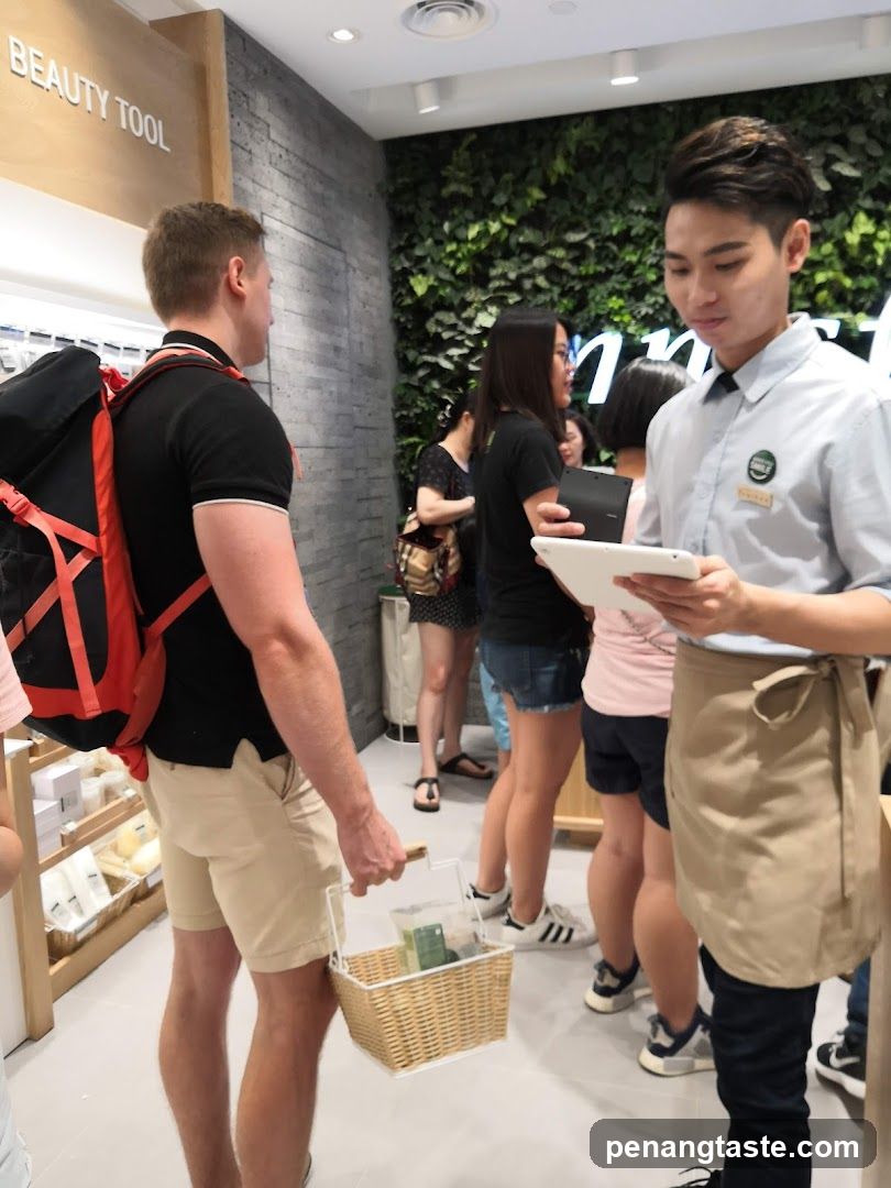 Customers in a store