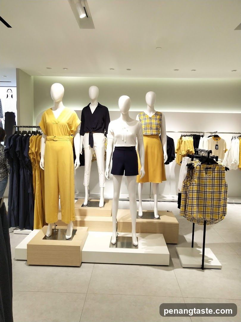 Mannequins in a clothing store