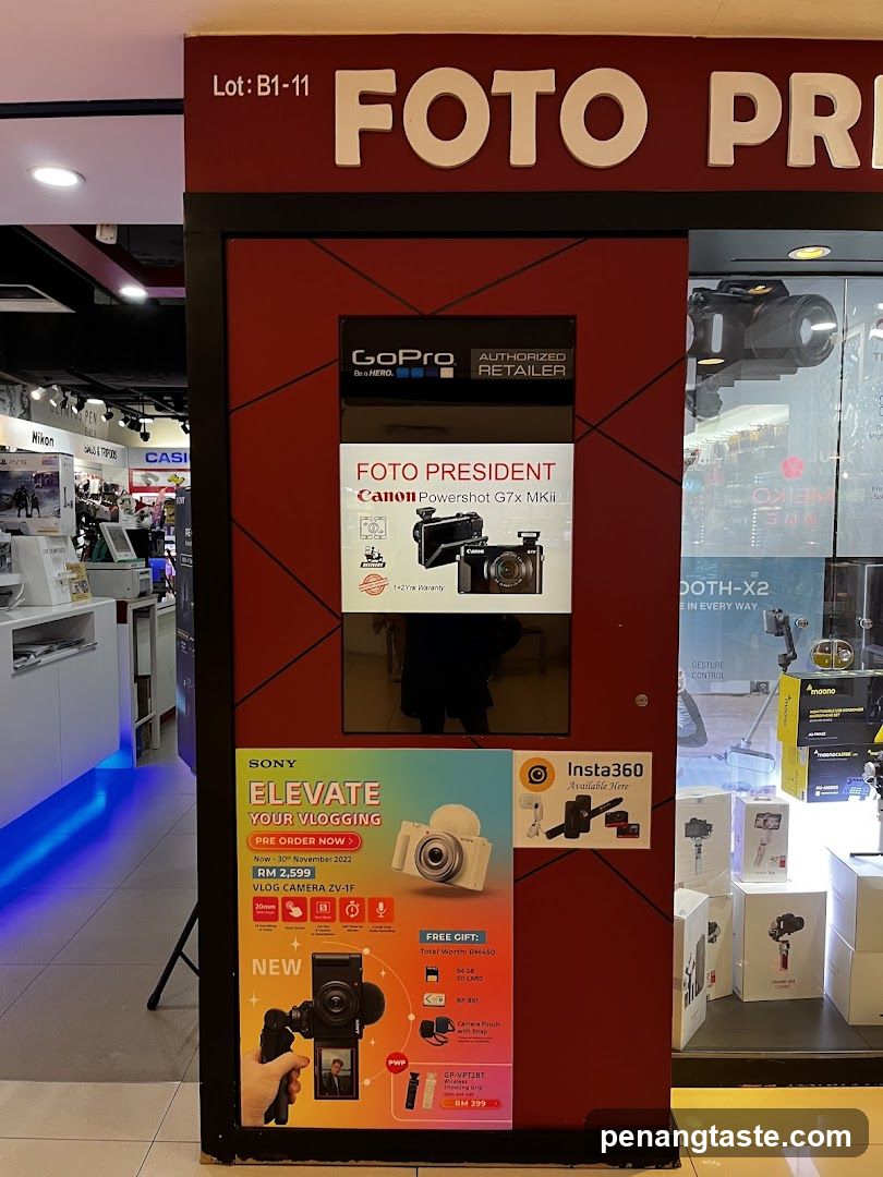 Foto President Camera Store Display