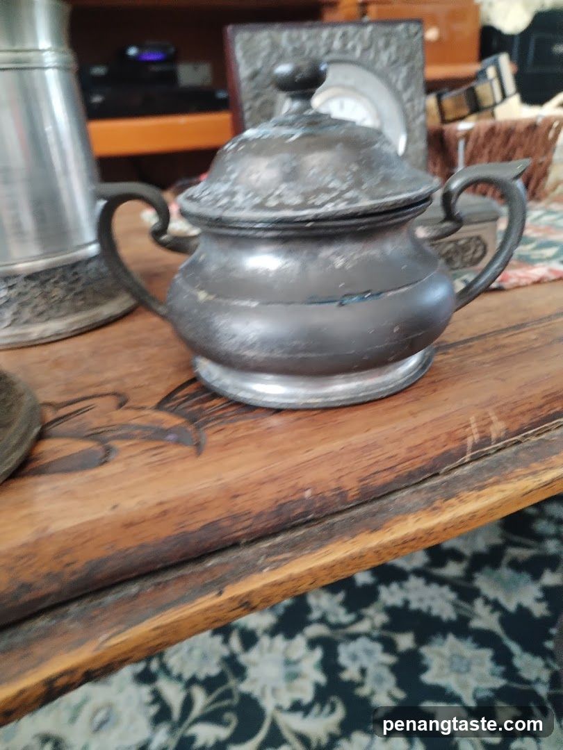 Antique Sugar Bowl and Pitcher