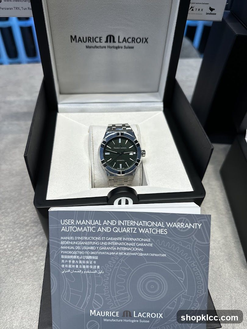 Maurice Lacroix Watch and Manual