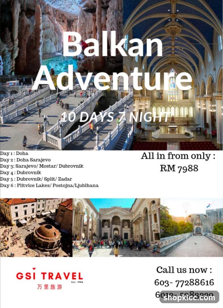 Balkan Adventure Travel Flyer