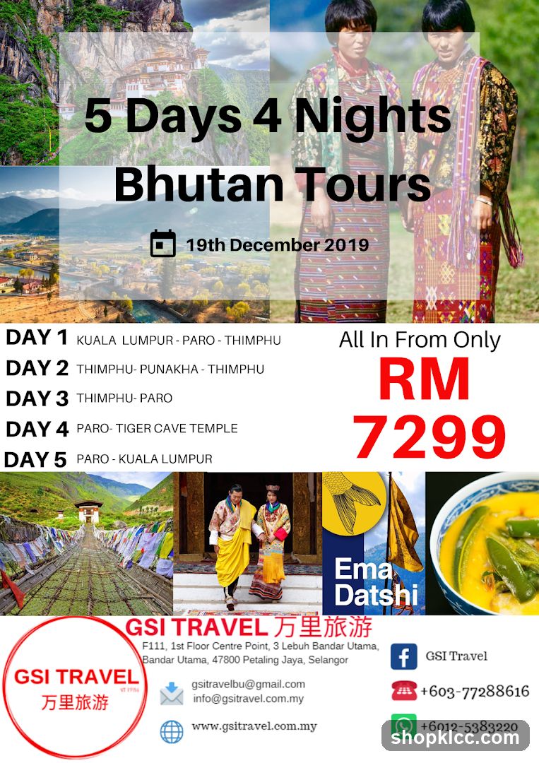 Bhutan Tour Flyer