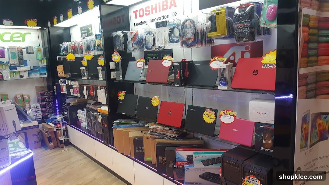 Electronics Store Interior Display