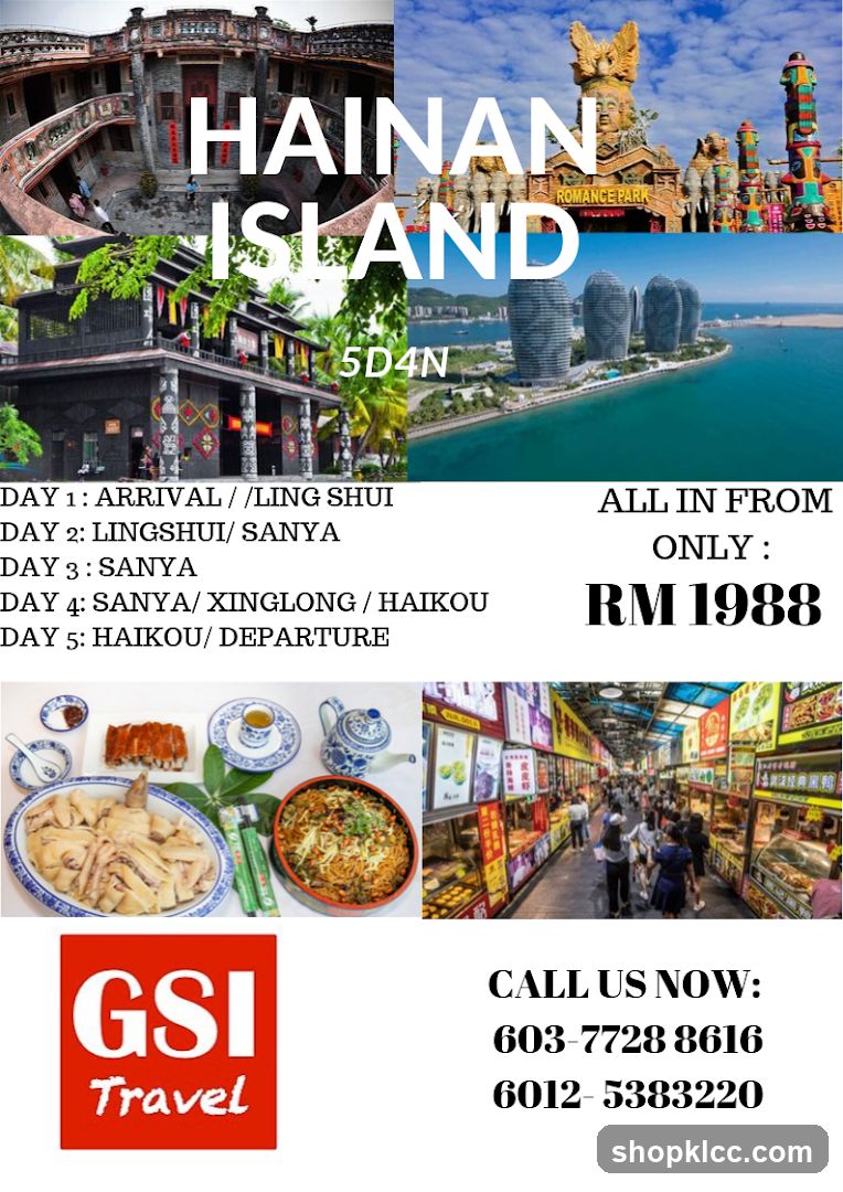 Hainan Island Travel Brochure