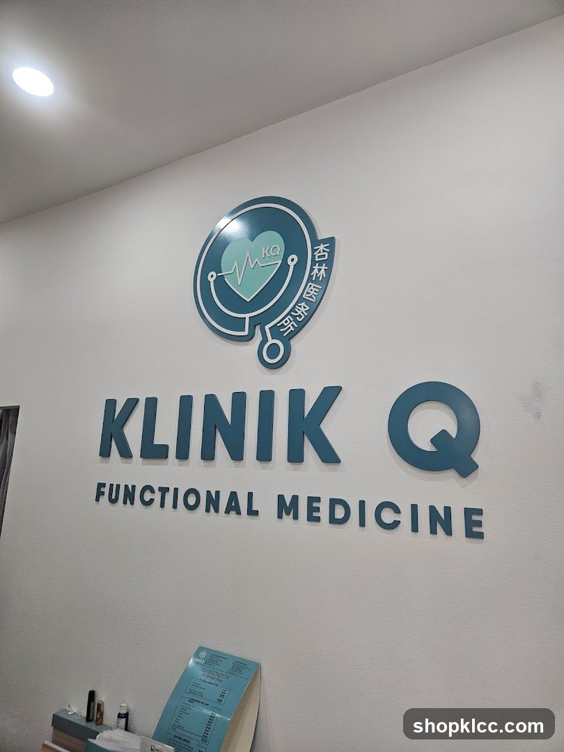 Klinik Q Functional Medicine Interior Signage