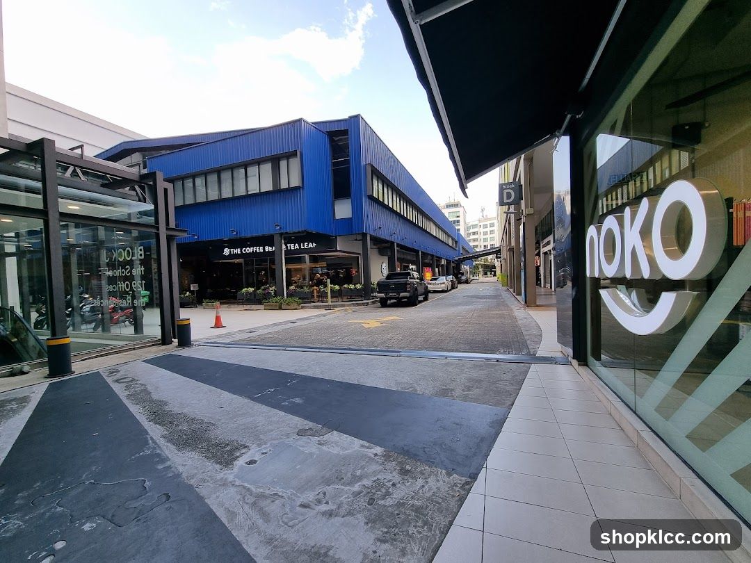 Street View with Shops and Buildings