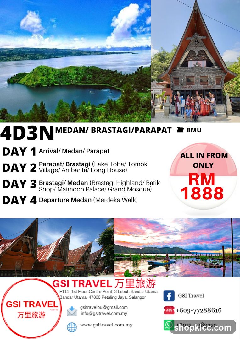 4D3N MEDAN/ BRASTAGI/PARAPAT