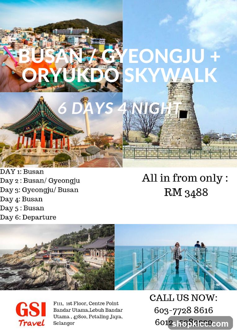 Busan / Gyeongju + Oryukdo Skywalk Tour