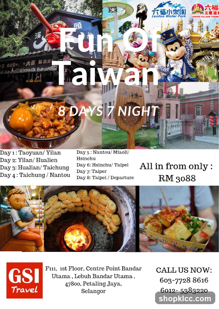 Fun Of Taiwan - 8 Days 7 Night Tour