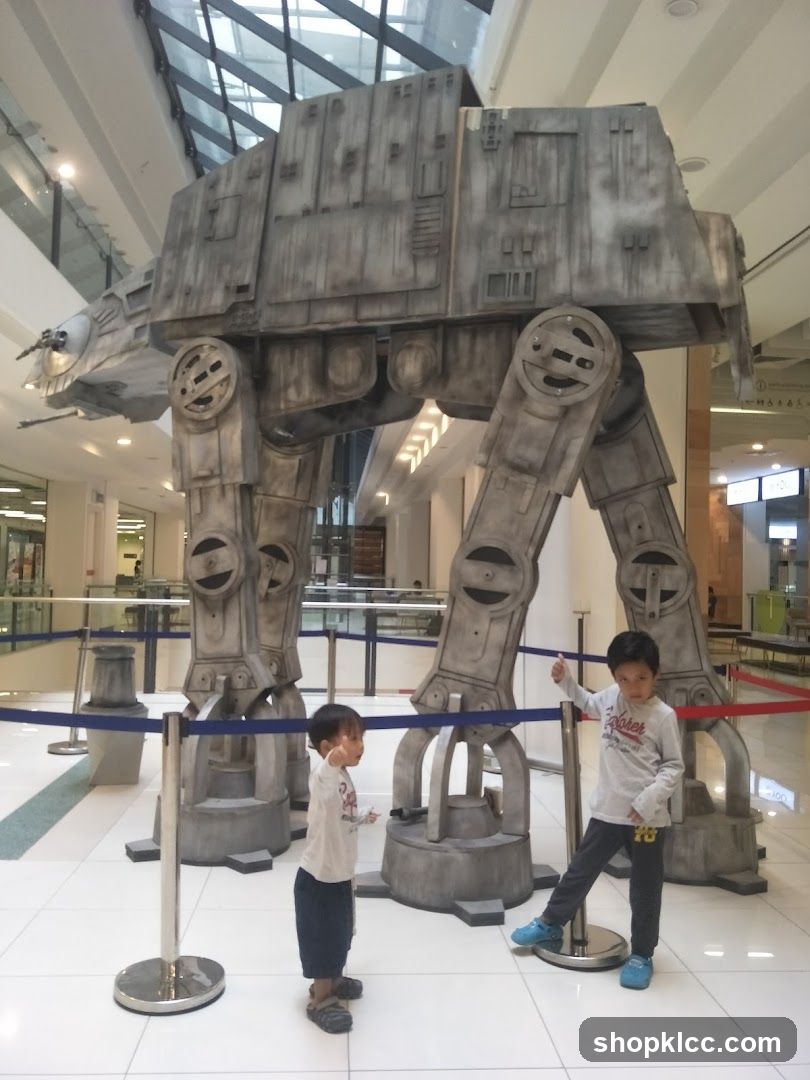 AT-AT Walker Display in Mall