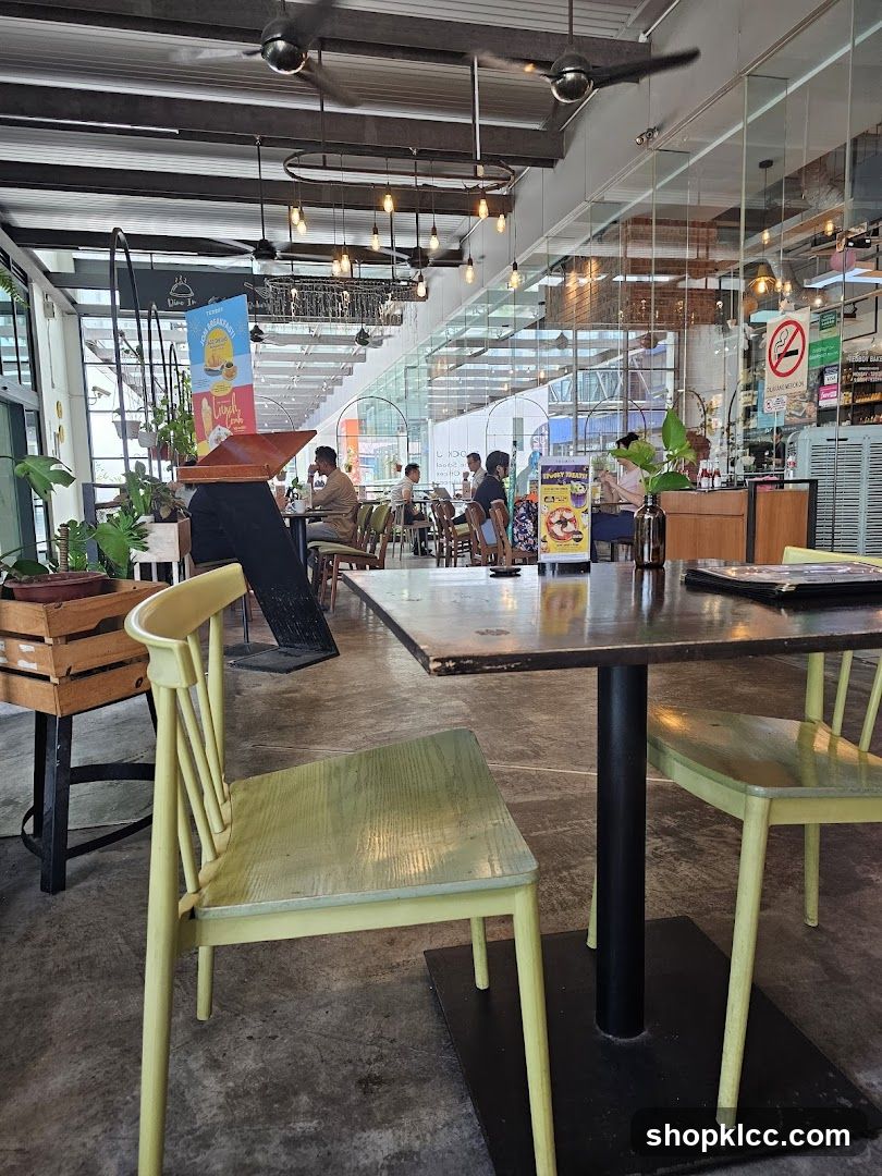 Interior of a modern cafe or restaurant