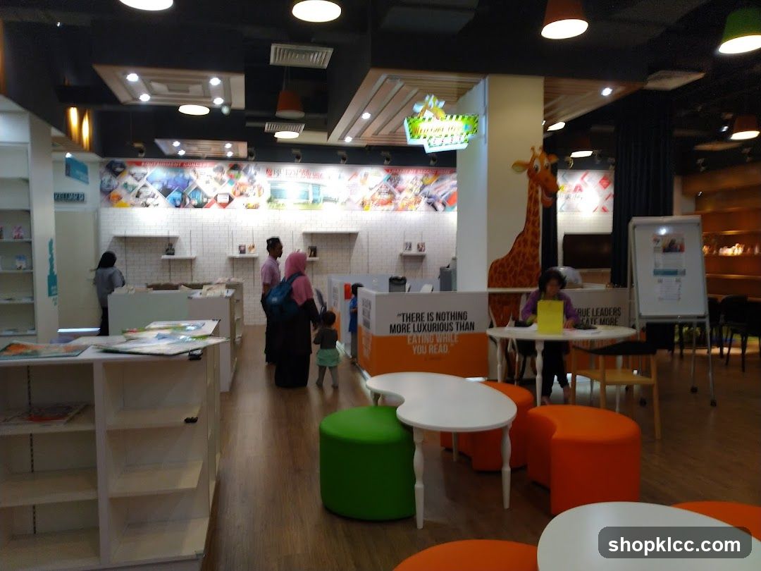 Interior of a modern retail or educational space
