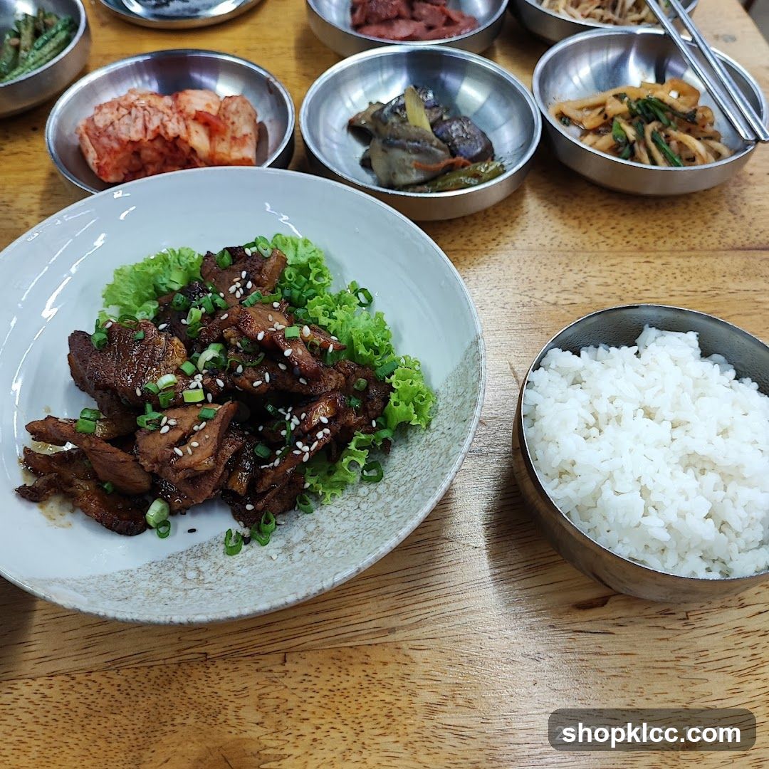 Korean Meal Spread