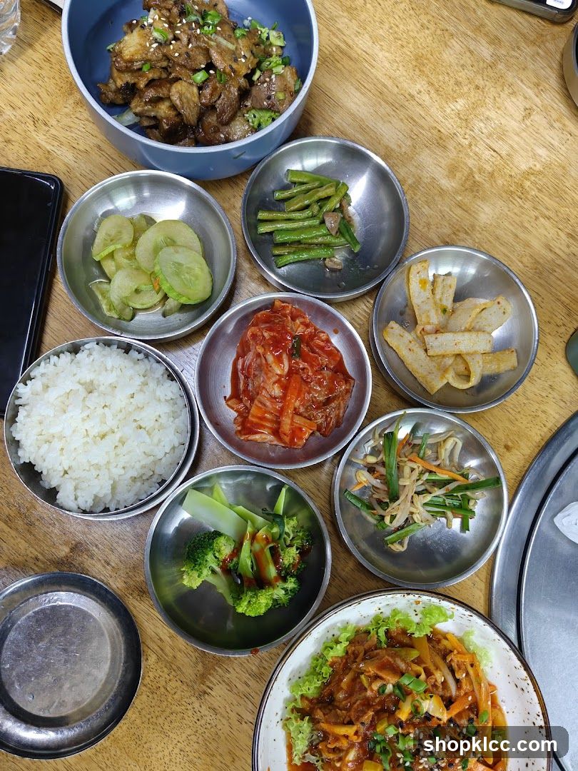Korean Meal Spread