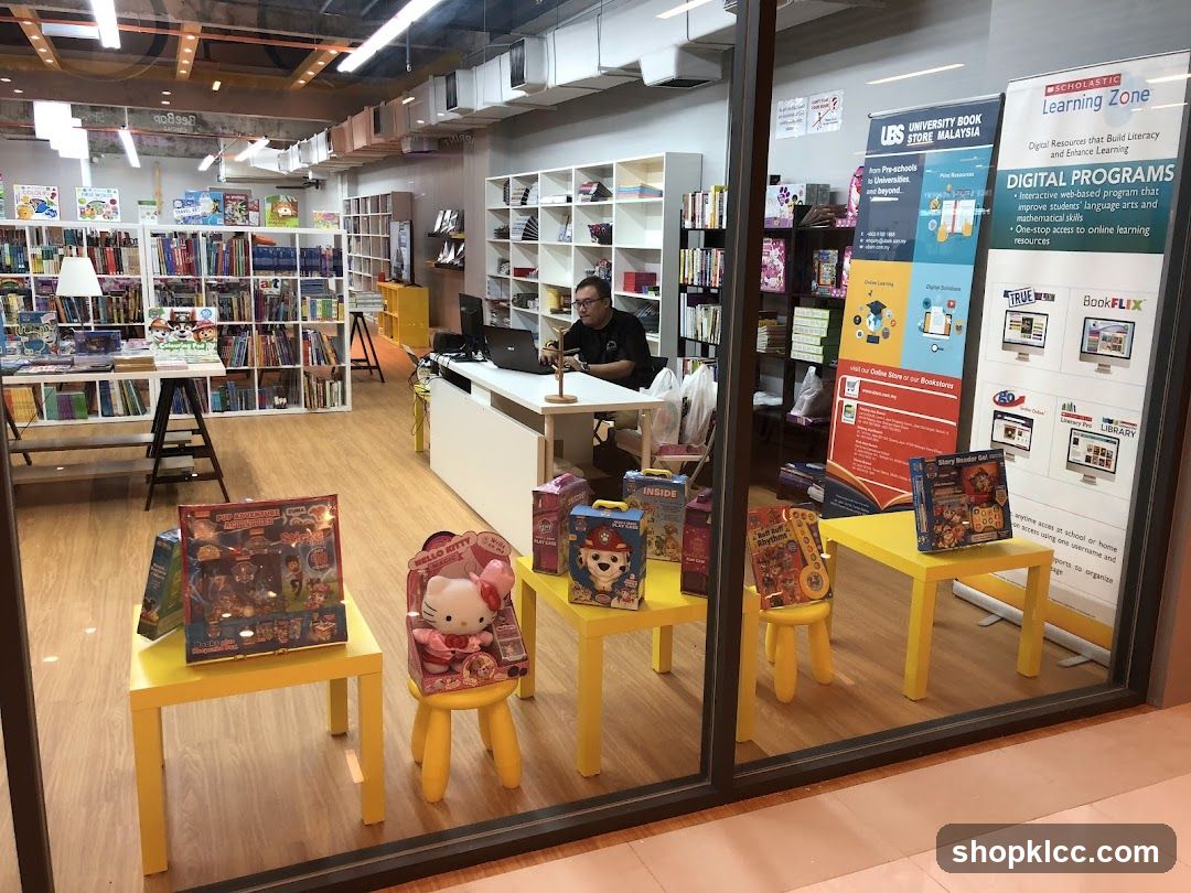 UCSI University Bookstore Interior Display