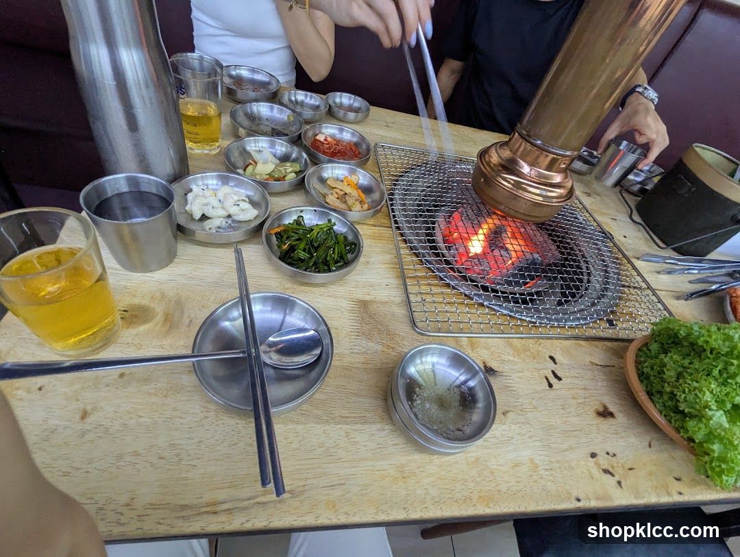 Korean BBQ Table Setting