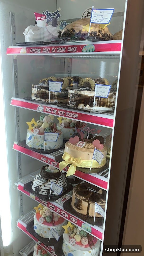 Ice Cream Cakes Display
