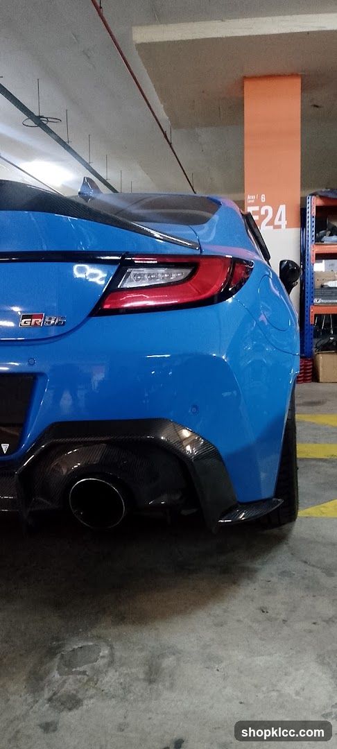 Blue Sports Car Rear