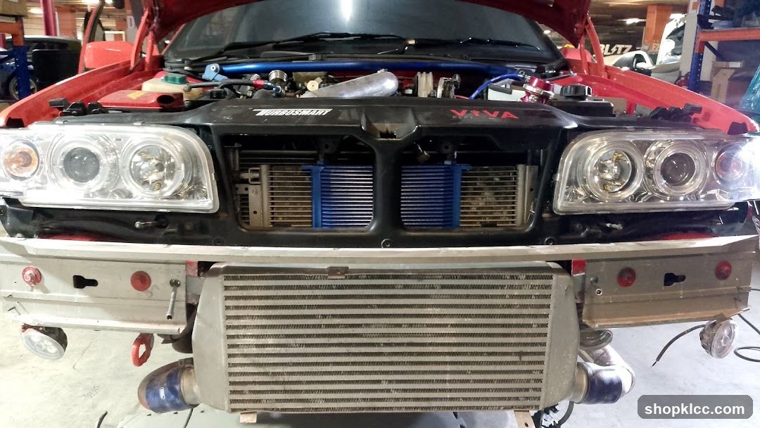 Modified Car Engine Bay