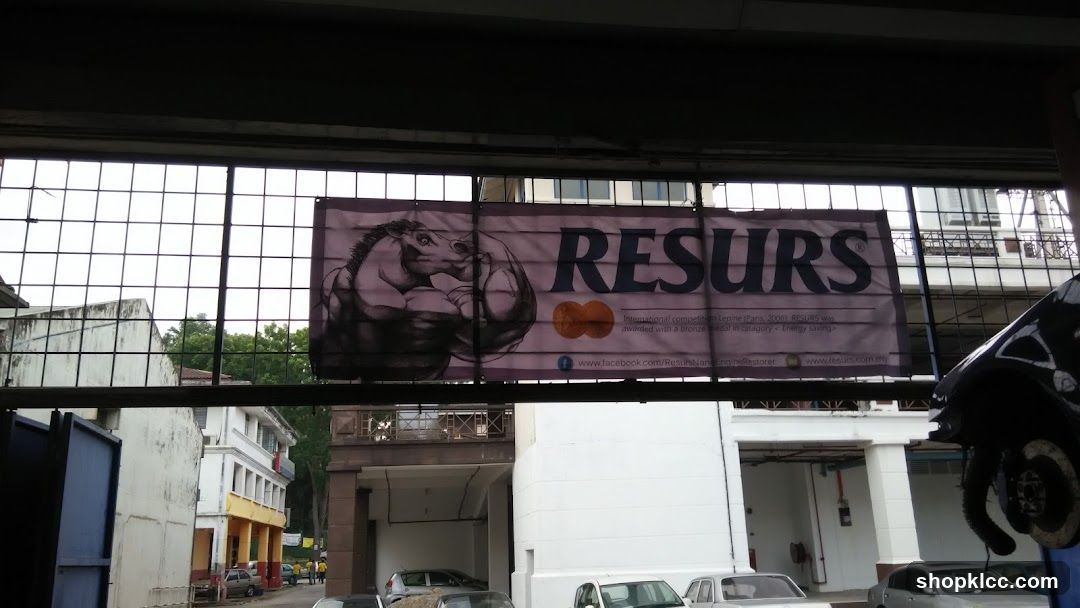 Banner with a muscular horse and company name