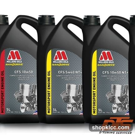 Millers Oils Motorsport Engine Oil Bottles
